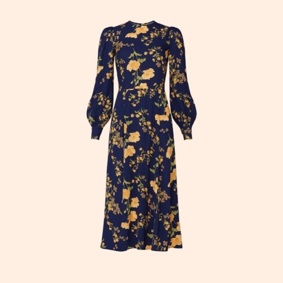 Reformation Dresses & Skirts - Reformation Creed Marseille Floral Print Midi Slit Dress
